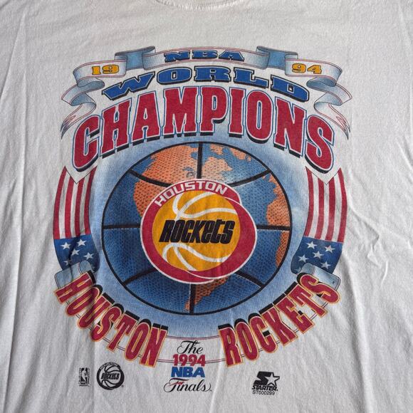 Houston Rockets Championship t-shirt Vintage 90s - Picture 4 of 4